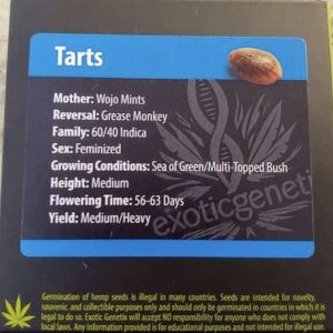 Exotic Genetix – Tarts (Feminized)