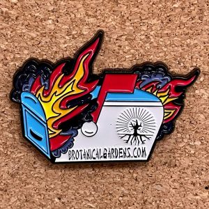 Anti Apparel 217 x Brotanical Gardens – Flaming Mailbox Hat Pin (Limited)
