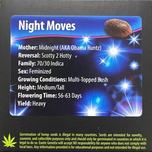 Exotic Genetix – Night Moves (Feminized)