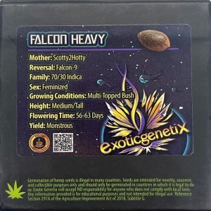 Exotic Genetix – Falcon Heavy (Feminized)