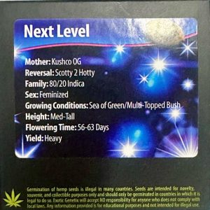Exotic Genetix – Next Level (Feminized)