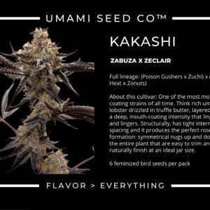 Umami Seed Co. - Kakashi (Feminized) | Brotanical Gardens